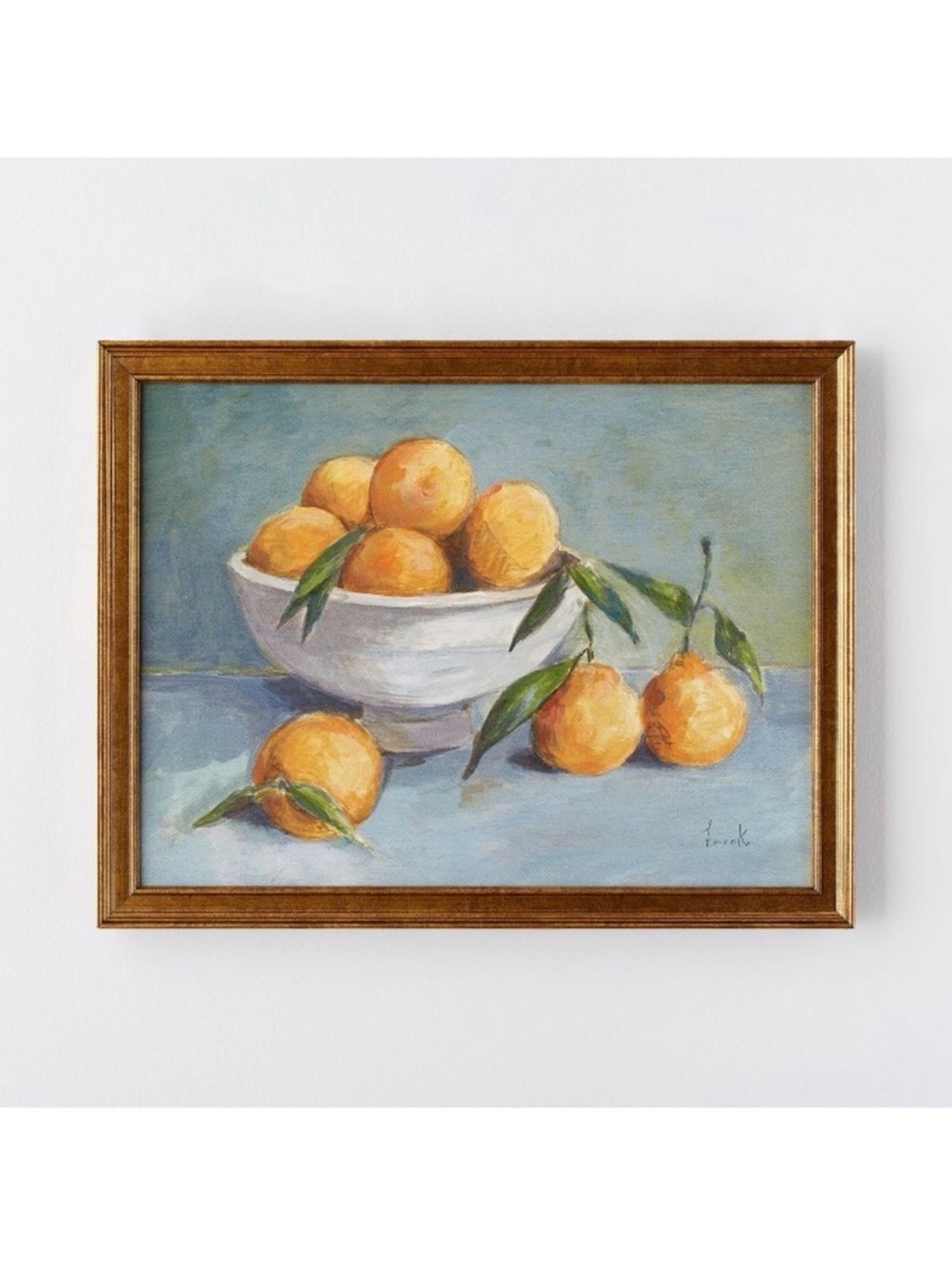 Studio McGee 14” x 18” Framed Citrus Bowl Still Life Wall Art -